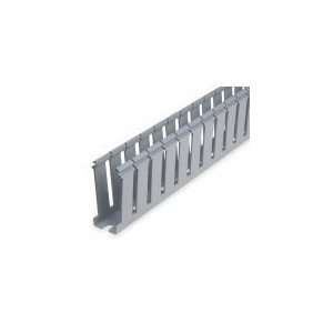  THOMAS & BETTS TY15X2WPG6 Wire Duct,Wide Slot,Gray,Width 1 