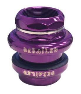 DERAILED Scooter Headset BALL BEARING 1 1/8 Threaded Steel Cups 