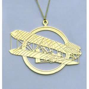  Ornament   Wright Flyer Airplane Christmas Ornament