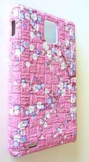 For Samsung Infuse 4G i997 Designer Pink Leather Phone Case Cover 