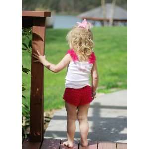  Belle Ame   Raspberry Bloomer Shorts Baby