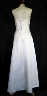 NWT Jessica McClintock Ivory Wedding Gown Dress Size 12  