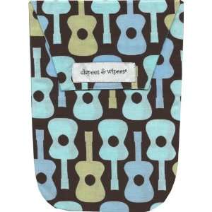    Diapees & Wipees Groovy Guitar Baby Diaper and Wipes Bag Baby