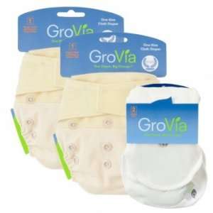  GroVia Experience Package 2 Shells + 4 Soaker Pads Baby