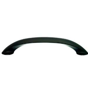   Center Flat Black New Haven Arch Cabinet Pull M520