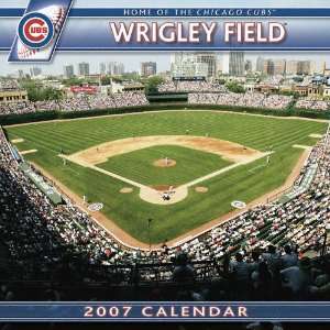  Wrigley Field Chicago Cubs 12x12 Wall Calendar 2007 