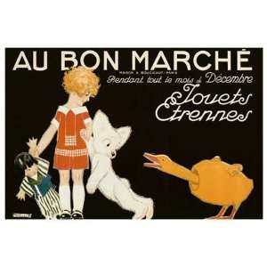  Au Bon Marche, Jouets et Etrennes by Rene Vincent . Art 