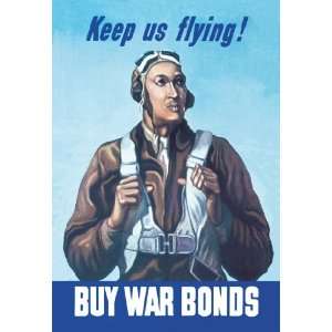    Keep Us Flying   Buy War Bonds 20x30 Canvas