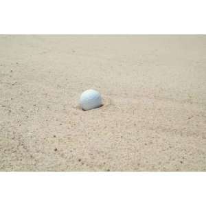 Golf ball in Bunker   Peel and Stick Wall Decal by Wallmonkeys  