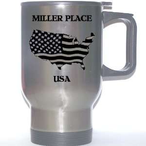  US Flag   Miller Place, New York (NY) Stainless Steel Mug 