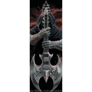  Anne Stokes Rock God Fabric Poster Print, 21x58 Fabric 