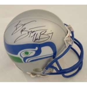  New Brian Bosworth SIGNED Seahawks Mini Helmet Sports 