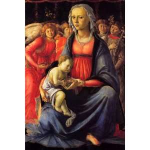  6 x 4 Greeting Card Botticelli Sandro The Virgin with 