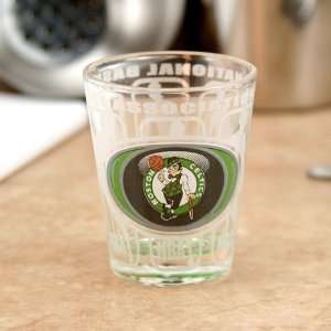    Boston Celtics 2oz. Frosty Bottoms Up Shot Glass