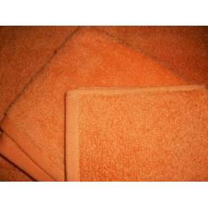   Hand Towel & Wash Cloth Set in Orange (Karly Peach) 