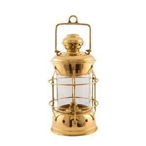  Oil Lantern   13.5 Brass Nelson Nautical Lamp