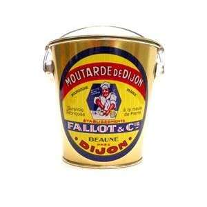 Fallot Dijon Mustard Tin Pail w/ Jar 15.8 oz  Grocery 