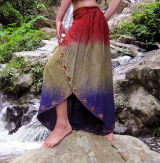of rice fields indian aladdin magic carpet genie pants multicolors