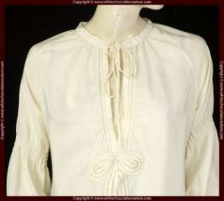 NEW $160 DIDI Off White Patchwork Laced Tunic Dress Medium M 8  
