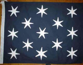 Cotton George Washington Command Flag Made in USA  