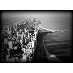 Chicago Cityscape Ariel Lake Front Print CHBW3182 5x7