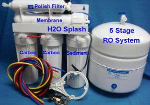 Reverse Osmosis System 5 Stage 100/150 gpd RO Membrane Water Filter 