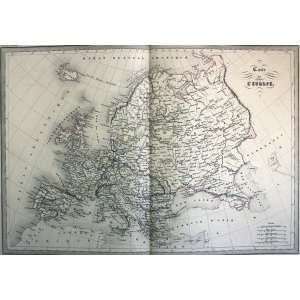  VA Malte Brun Map of Europe (1861)