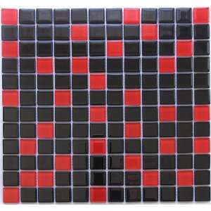  Glass Mosaic Tile Checkers