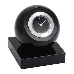  Movado Black Crystal Sphere Clock