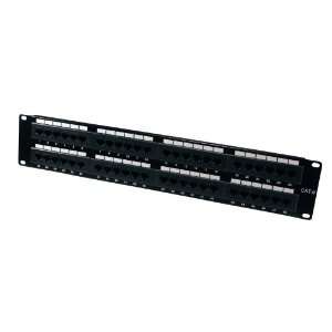  QVS 48 Port CAT6 Certified RJ45 110Block Patch Panel 