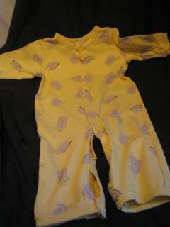 GYMBOREE yellow koala bear jumper layette 3 6 mos  