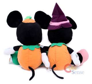 Disney Mickey Minnie Mouse Plush Doll Halloween Pumkin 2