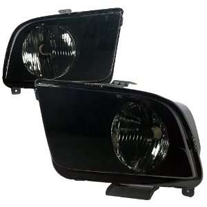  FORD MUSTANG SMOKE EURO HEAD LIGHTS LAMPS PAIR Automotive