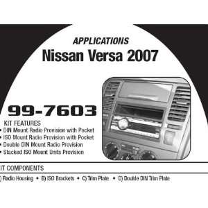 Brand New 99 7603 2007 Nissan Versa In dash Cd Player 