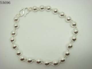 1pcs Charm 925 sterling silver Jewelry Bead Bracelet Bangle Chain New 