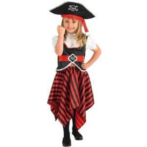    Rubies Kids Pirate Girl Costume Medium Ages 5 7 Toys & Games