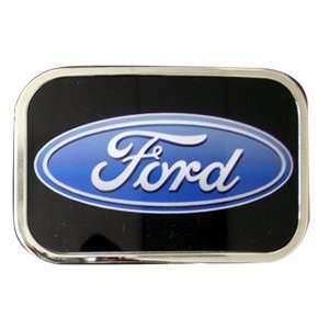   Ford Car Logo Oval Framed Blue & Black Belt Buckle 