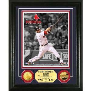  Boston Red Sox Dustin Pedroia Two Tone 24KT Gold Coin 