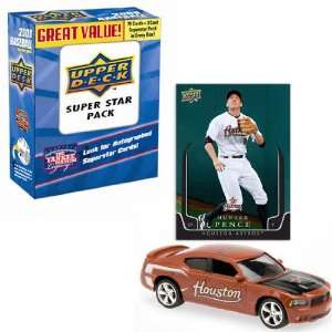 Houston Astros 2008 MLB Dodge Charger with Hunter Pence Trading Card 
