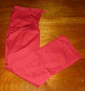 CALVIN KLEIN WOMENS PANTS   RED   SIZE 6  