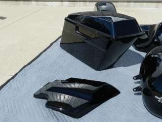 2010 Harley Davidson FLHX Street Glide Complete Paint Set Vivid Black