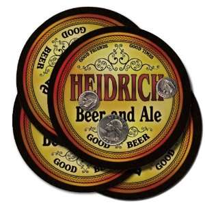  HEIDRICH Family Name Beer & Ale Coasters 