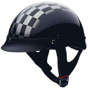  Typhoon Scooter Helmet Checkered Flag Small Sports 
