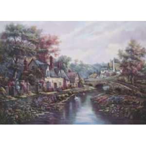  Carl Valente   Valley Of The River Beck Canvas