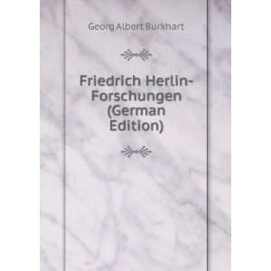  Friedrich Herlin Forschungen (German Edition) Georg 