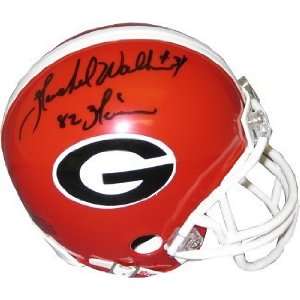 Herschel Walker signed Georgia Bulldogs Mini Helmet 82 Heisman