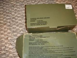 MILITARY GI Sun, Wind, Dust Goggles (SWDG) CLEAR AND GRAY LENSES 