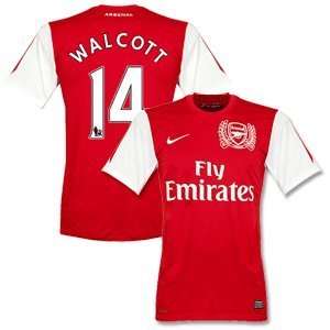  11 12 Arsenal Home Jersey + Walcott 14