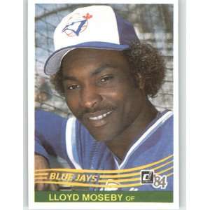  1984 Donruss #363 Lloyd Moseby   Toronto Blue Jays 