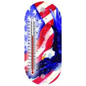  Toland Home Garden 228227 8 Inch Thermometer, Liberty 